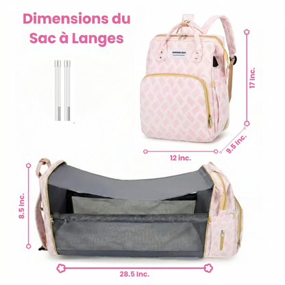 Eleganter 3-in-1 Wickelbegleiter